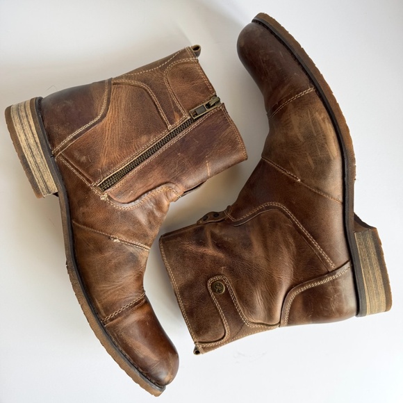 Bed Stu Factory Distressed Burst Ankle Boot in Tan Rustic Size 8.5 Medium main image 12